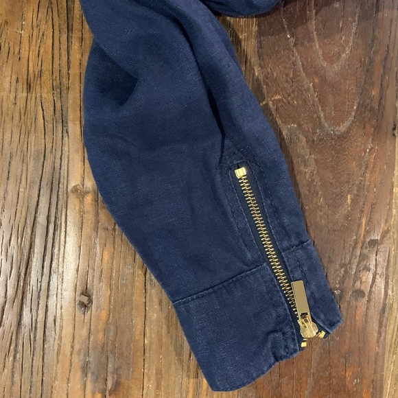 Navy Blue Romper with Gold Zippers by WEWOREWHAT size M ๐ฆ๐ฆ๐ฆ๐ฆ๐๐๐๐๐๐โค๏ธ - Picture 5 of 11